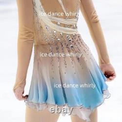 1213 Figure Skating Dress Customized Competition ice skating dress adult Women